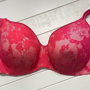Cacique Elegant Pink Lace Bra size 44DD
